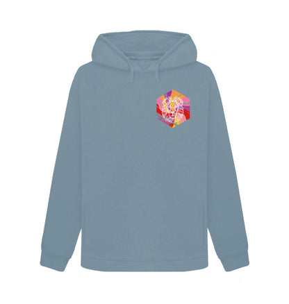 Stone Blue Soft Style \/\/ Lion Design (Colorful Symbol) \/\/ Men's Hoodie