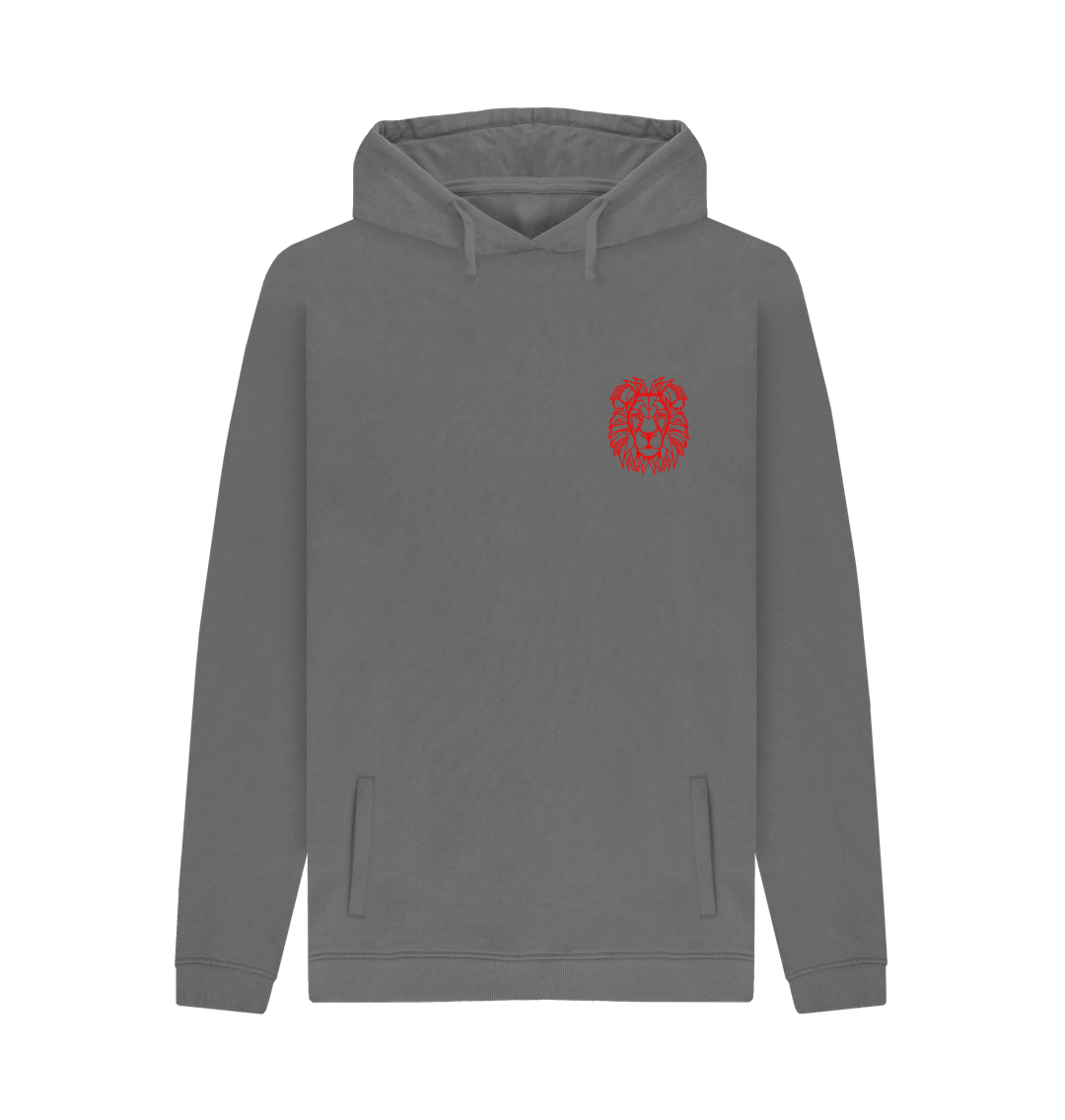 Slate Grey Printed Hoody Front