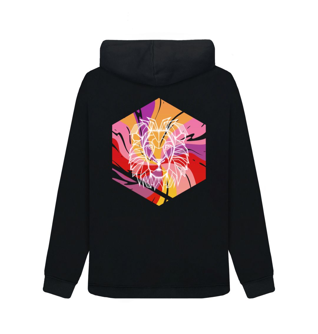 Soft Style // Lion Design (Colorful Symbol) // Men's Hoodie