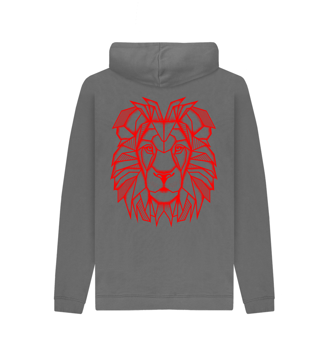 Slate Grey Printed Hoody Back