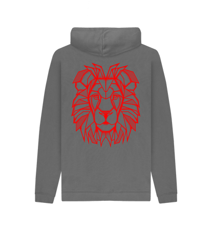 Slate Grey Printed Hoody Back