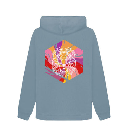 Soft Style // Lion Design (Colorful Symbol) // Men's Hoodie