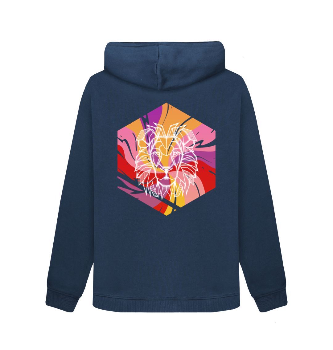 Soft Style // Lion Design (Colorful Symbol) // Men's Hoodie